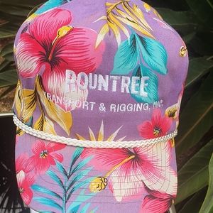 Roundtree transport floral trucker hat